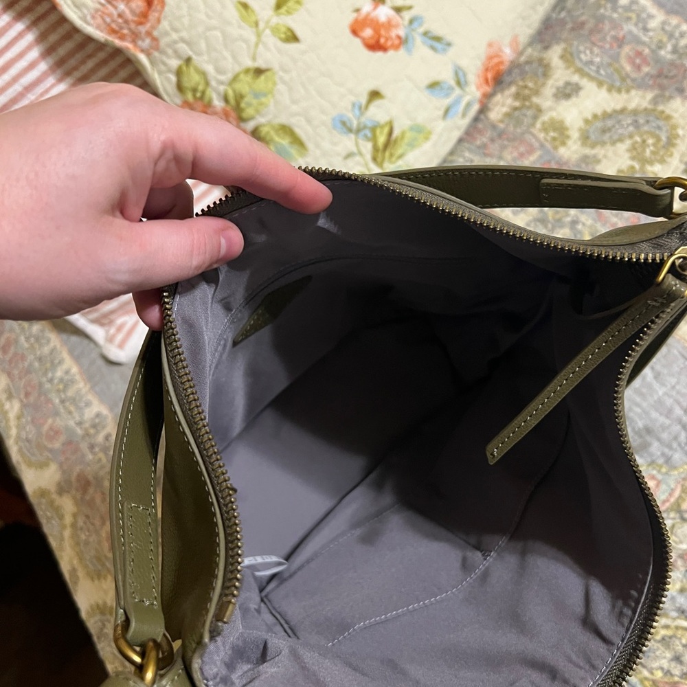 Fossil Olive Green Leather Talulla Shoulder Bag - Picture 5 of 15